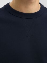 100% COTTON SWEATSHIRT, Dark Sapphire, highres