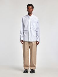RELAXED FIT SHIRT, Cashmere Blue, highres
