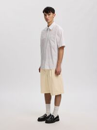 SELVEDGE OLASHORTS, White Denim, highres