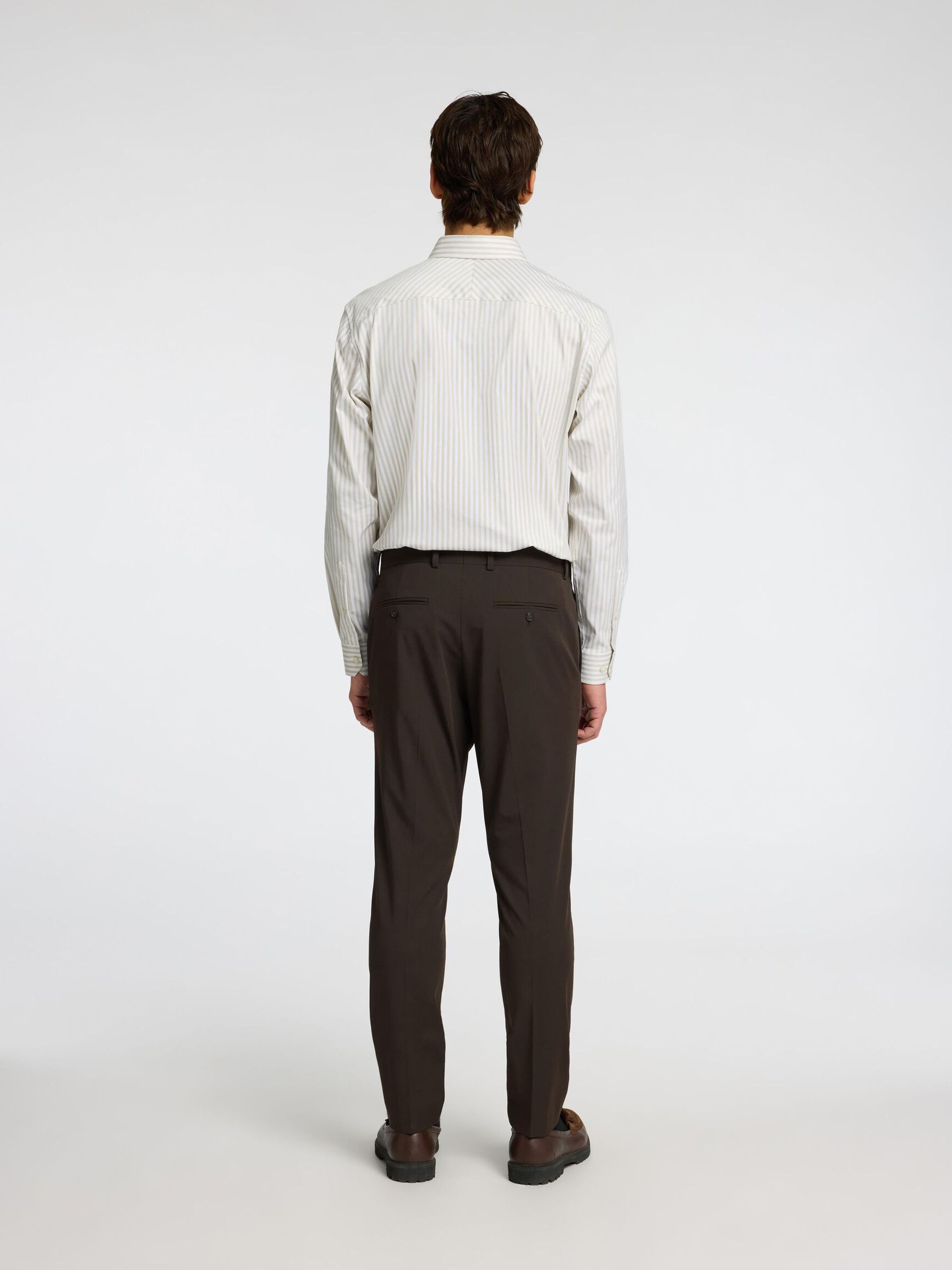 SLIM FIT HEMD, Sand, highres