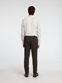SLIM FIT SKJORTE, Sand, highres
