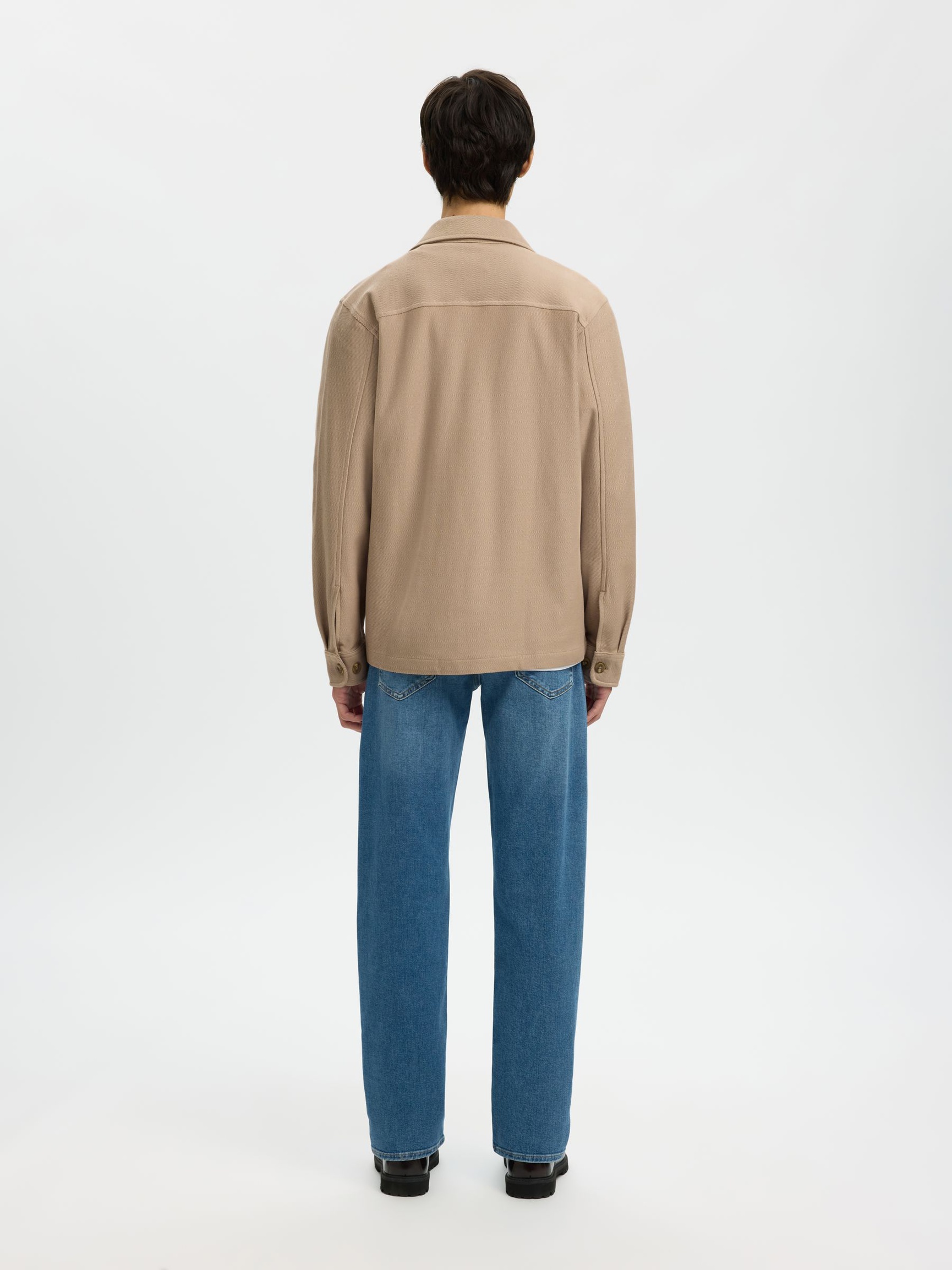 REGULAR FIT OVERSHIRT, Savannah Tan, highres