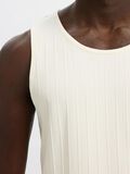 Selected RIBBED COTTON TANK TOP, Egret, highres - 16097660_Egret_006.jpg