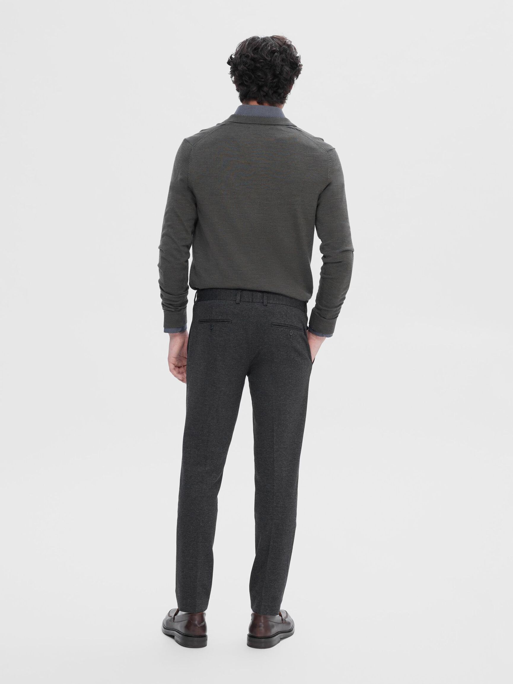 SPODNIE, Dark Grey Melange, highres