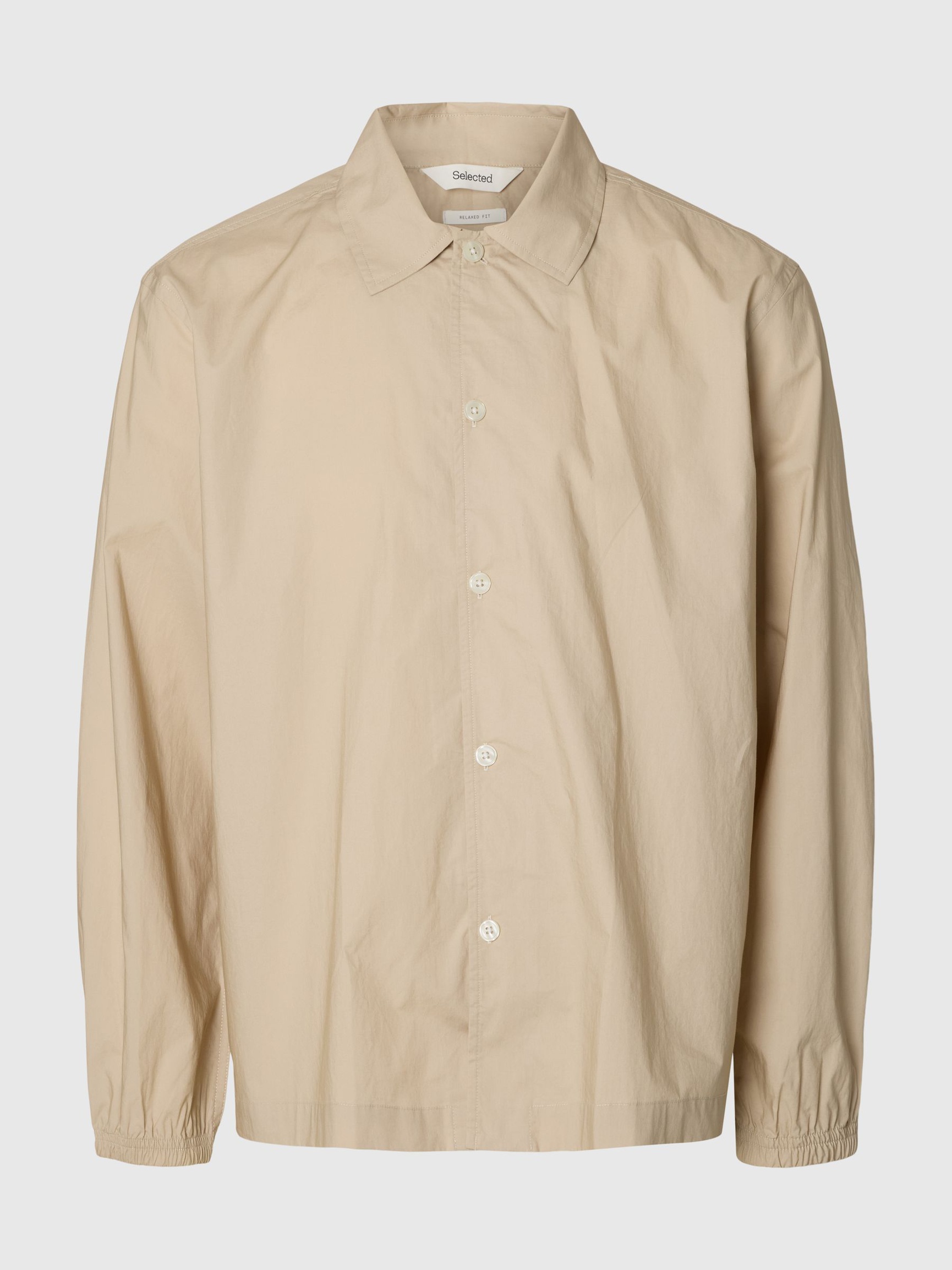 COUPE DÉCONTRACTÉE EN COTON SURCHEMISE, Pure Cashmere, highres