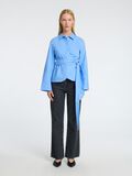 Selected LONG SLEEVED WRAP BLOUSE, Cornflower Blue, highres - 16096798_CornflowerBlue_005.jpg
