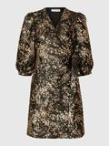 Selected METALLIC JACQUARD MINI JURK, Gold Colour, highres - 16092709_GoldColour_001.jpg