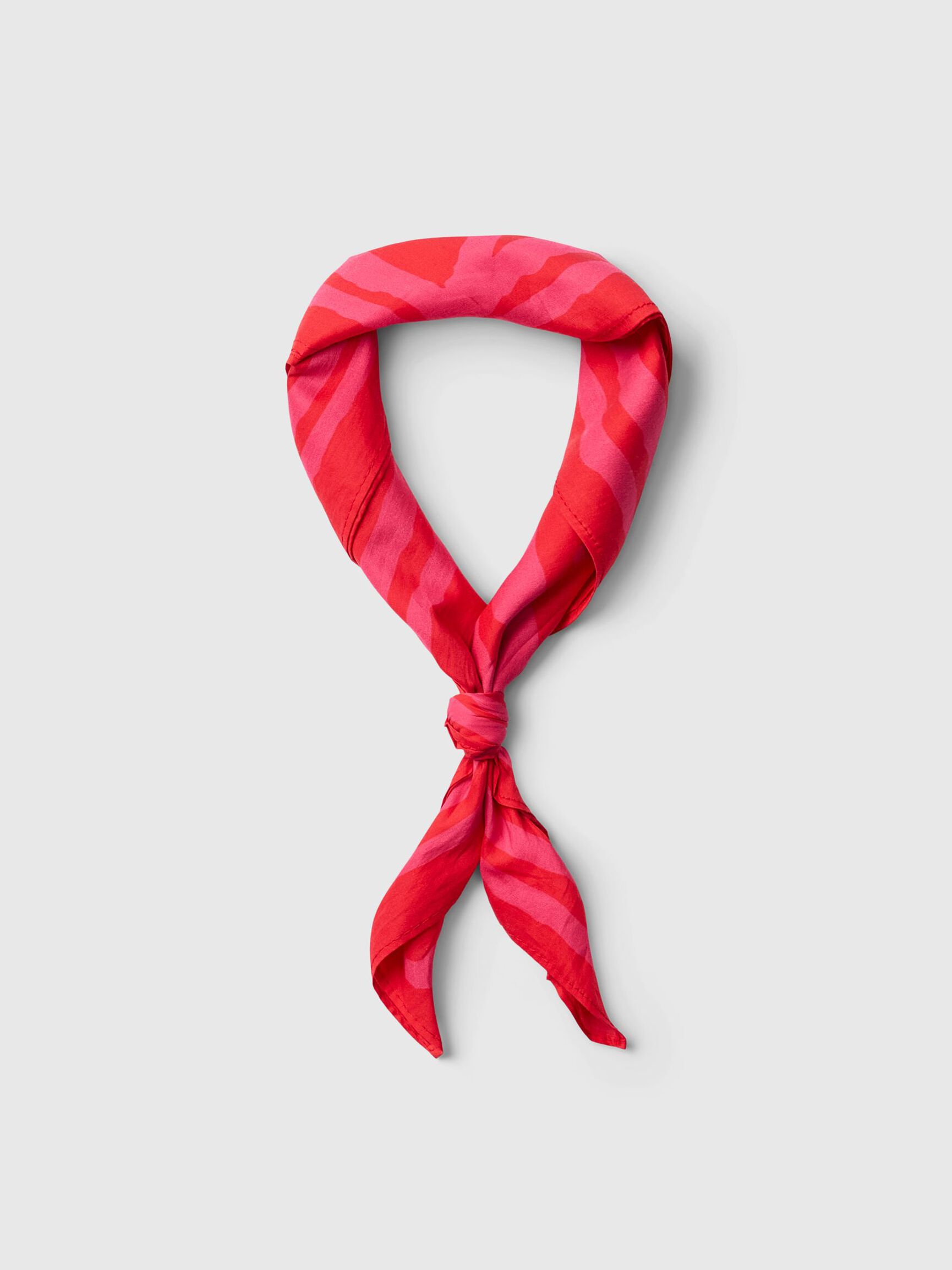 PRINTED SCARF, Poinsettia, highres