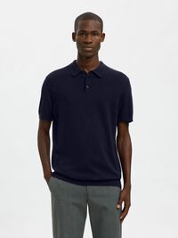 EN MAILLE POLO, Navy Blazer, highres