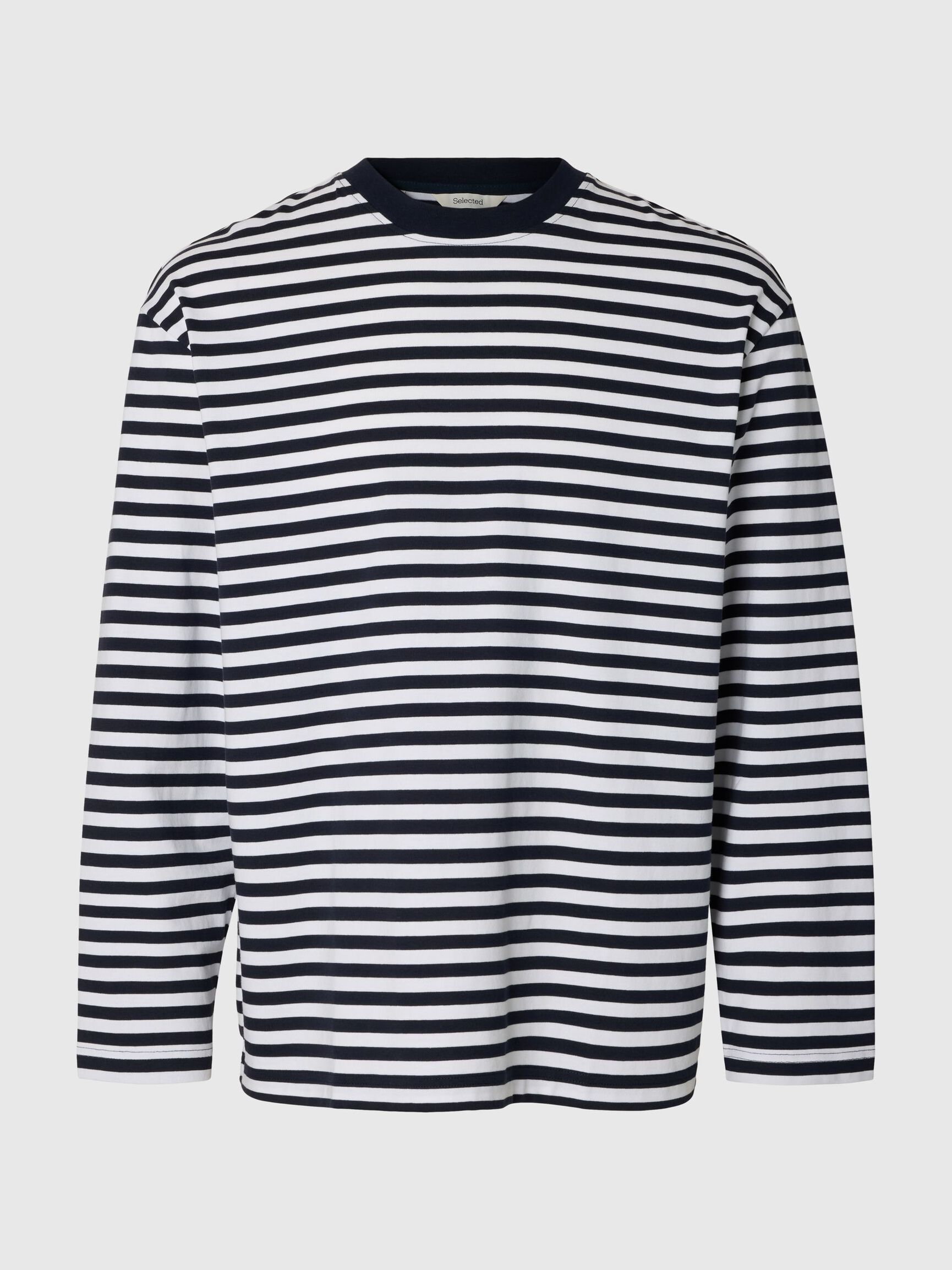 RELAXED FIT LONG-SLEEVED T-SHIRT, Sky Captain, highres