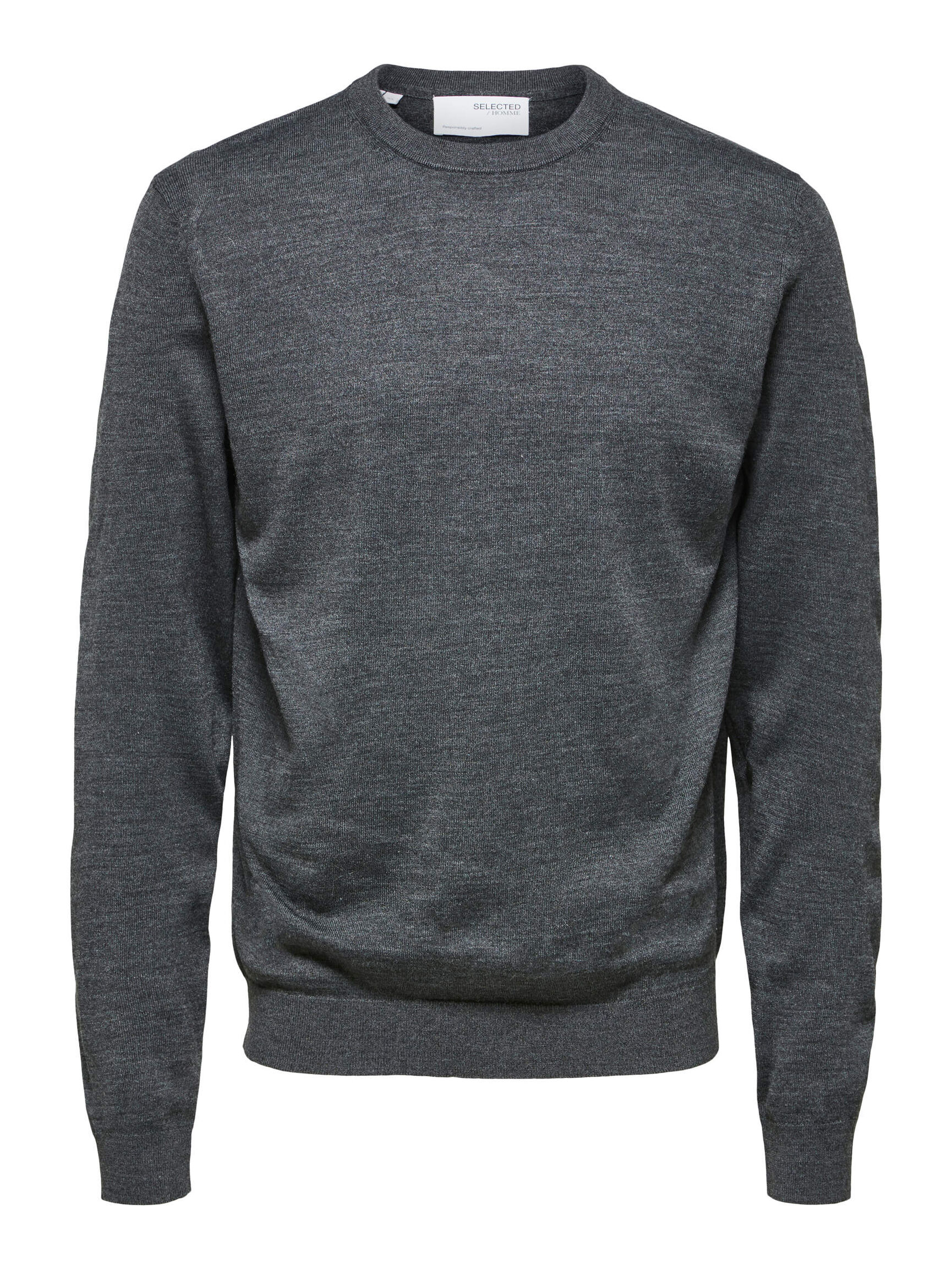 LÅNGÄRMAD TRÖJA, Medium Grey Melange, highres