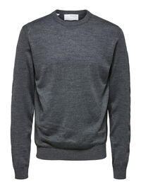 LÅNGÄRMAD TRÖJA, Medium Grey Melange, highres