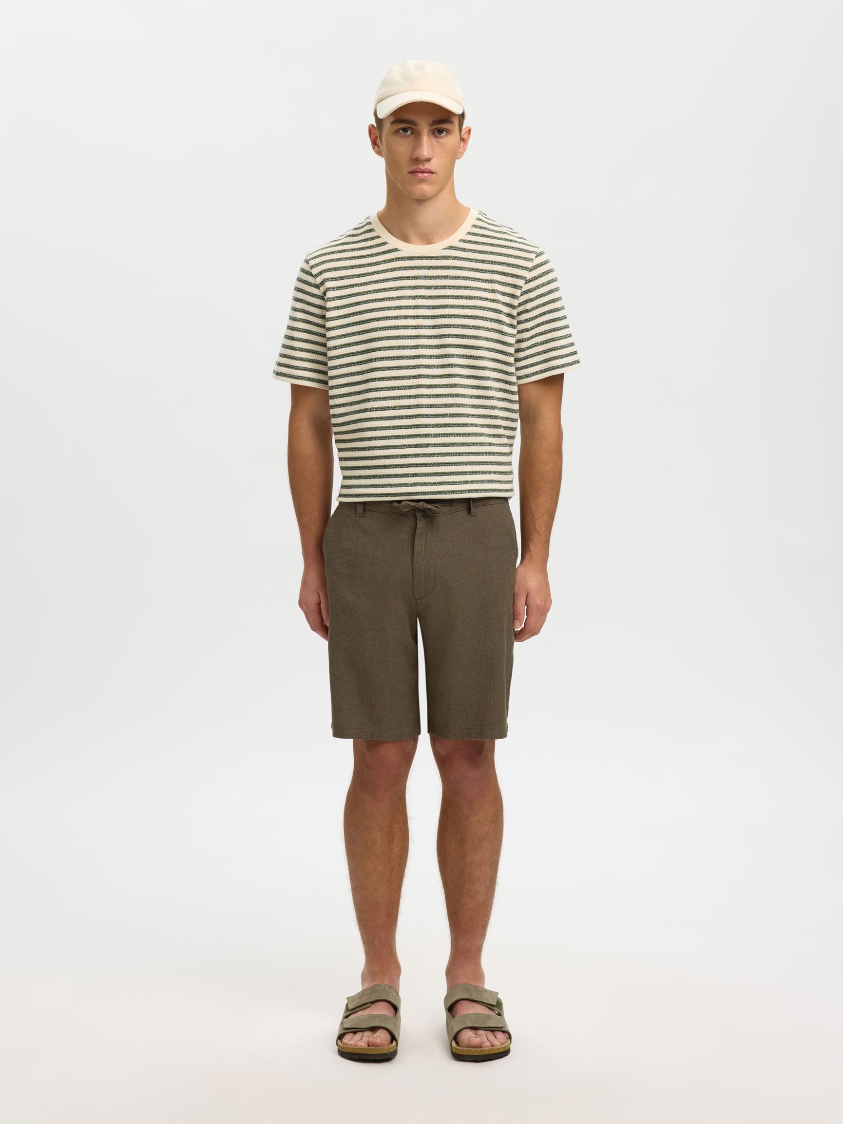 COMFORT FIT SHORTS, Forest Night, highres