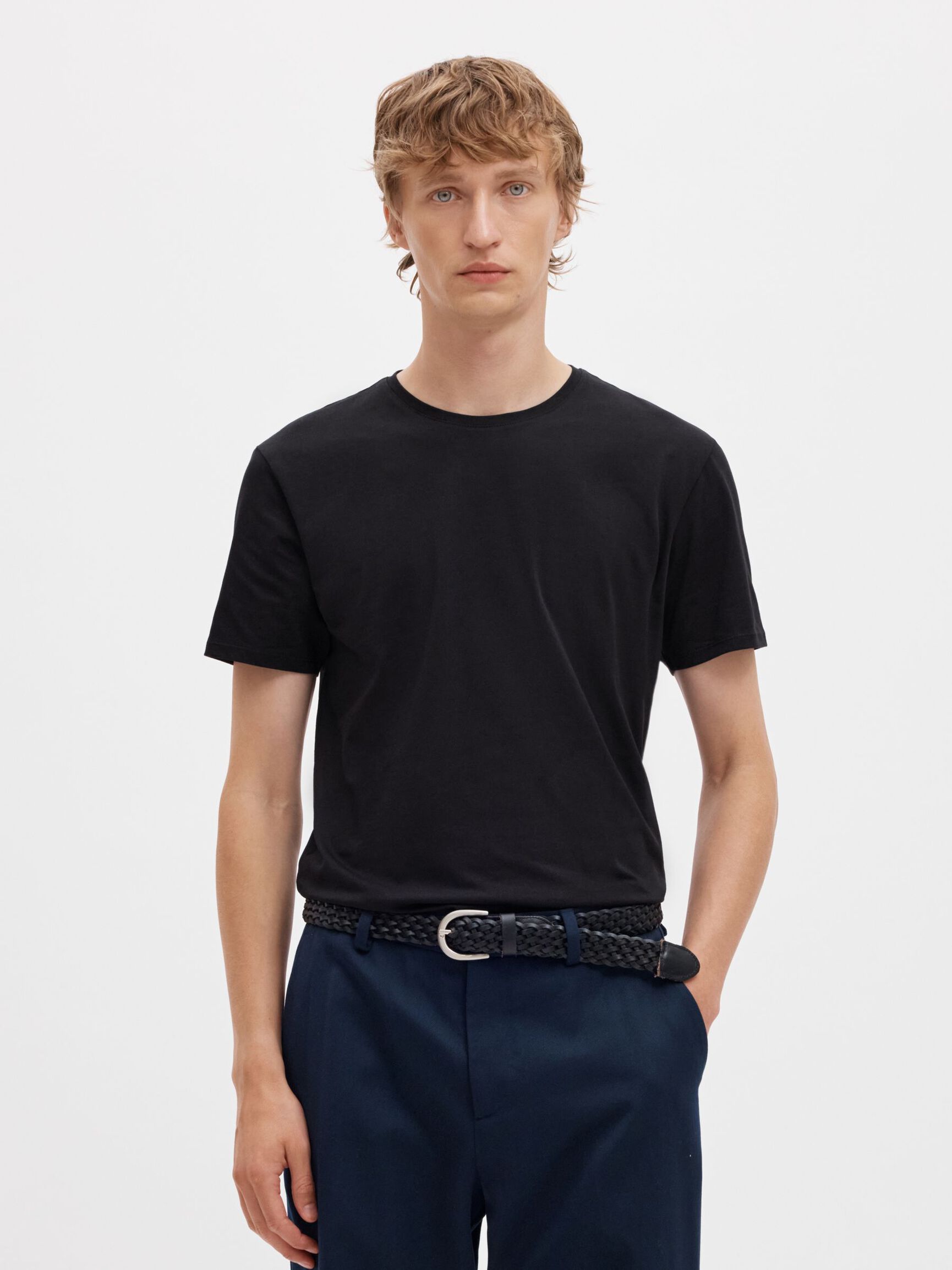 T-SHIRT, Black, highres