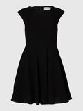 Selected CAP SLEEVE MINI DRESS, Black, highres - 16098098_Black_001.jpg