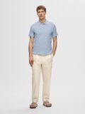 Selected SHORT-SLEEVED COTTON POLO SHIRT, Cashmere Blue, highres - 16092781_CashmereBlue_005.jpg