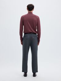 100% MERINO WOOL TURTLENECK, Tawny Port, highres