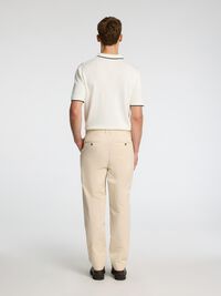 CORTE RELAJADO PANTALONES CROPPED, Fog, highres