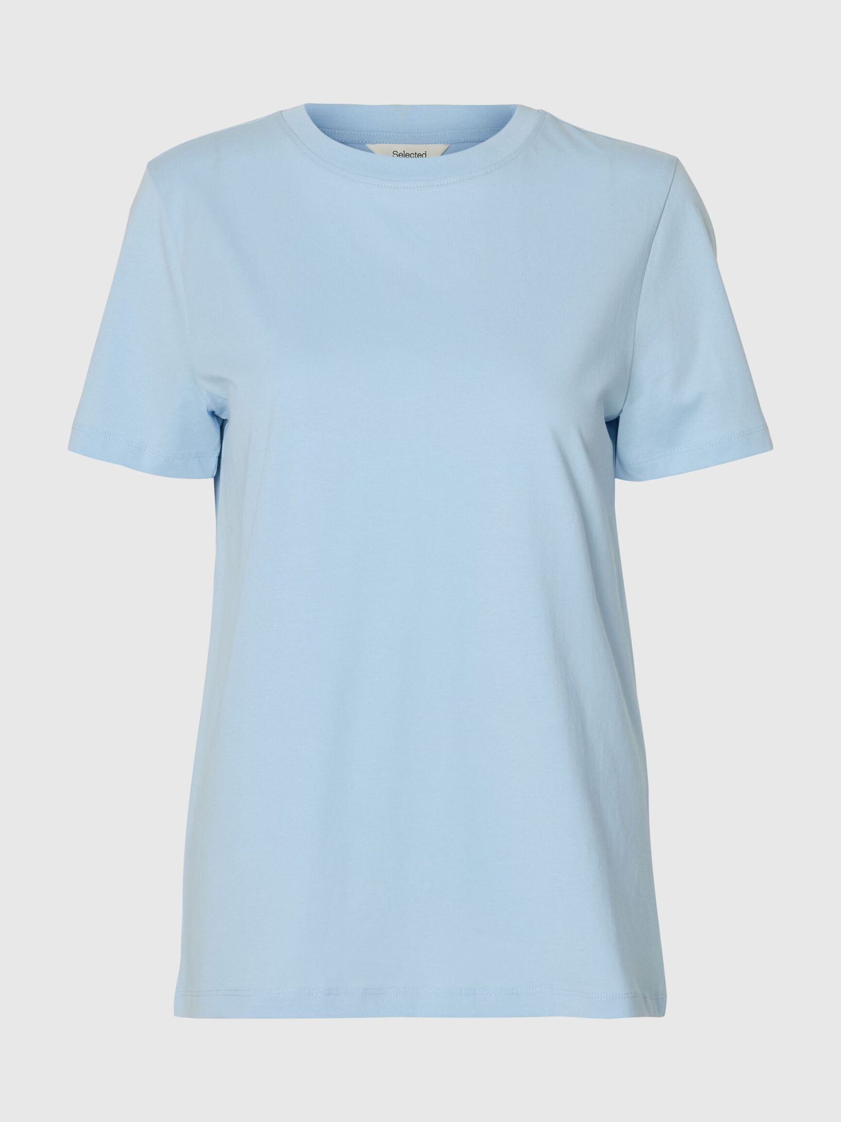 CLASSIC COTTON T-SHIRT, Cashmere Blue, highres