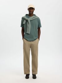 SHORT-SLEEVED RELAXED FIT T-SHIRT, Balsam Green, highres