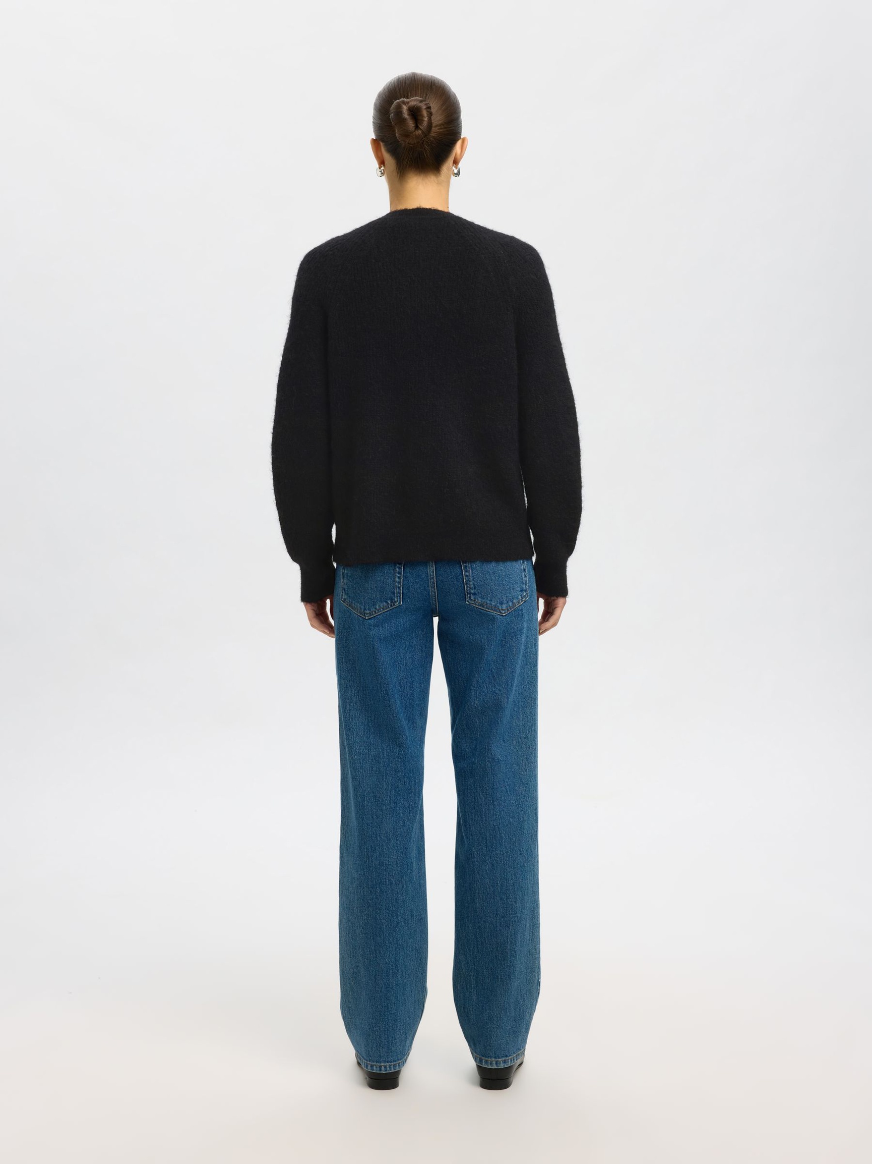 ULDBLANDING CARDIGAN, Black, highres