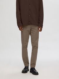 175 SLIM FIT FLEX CHINOS, Morel, highres
