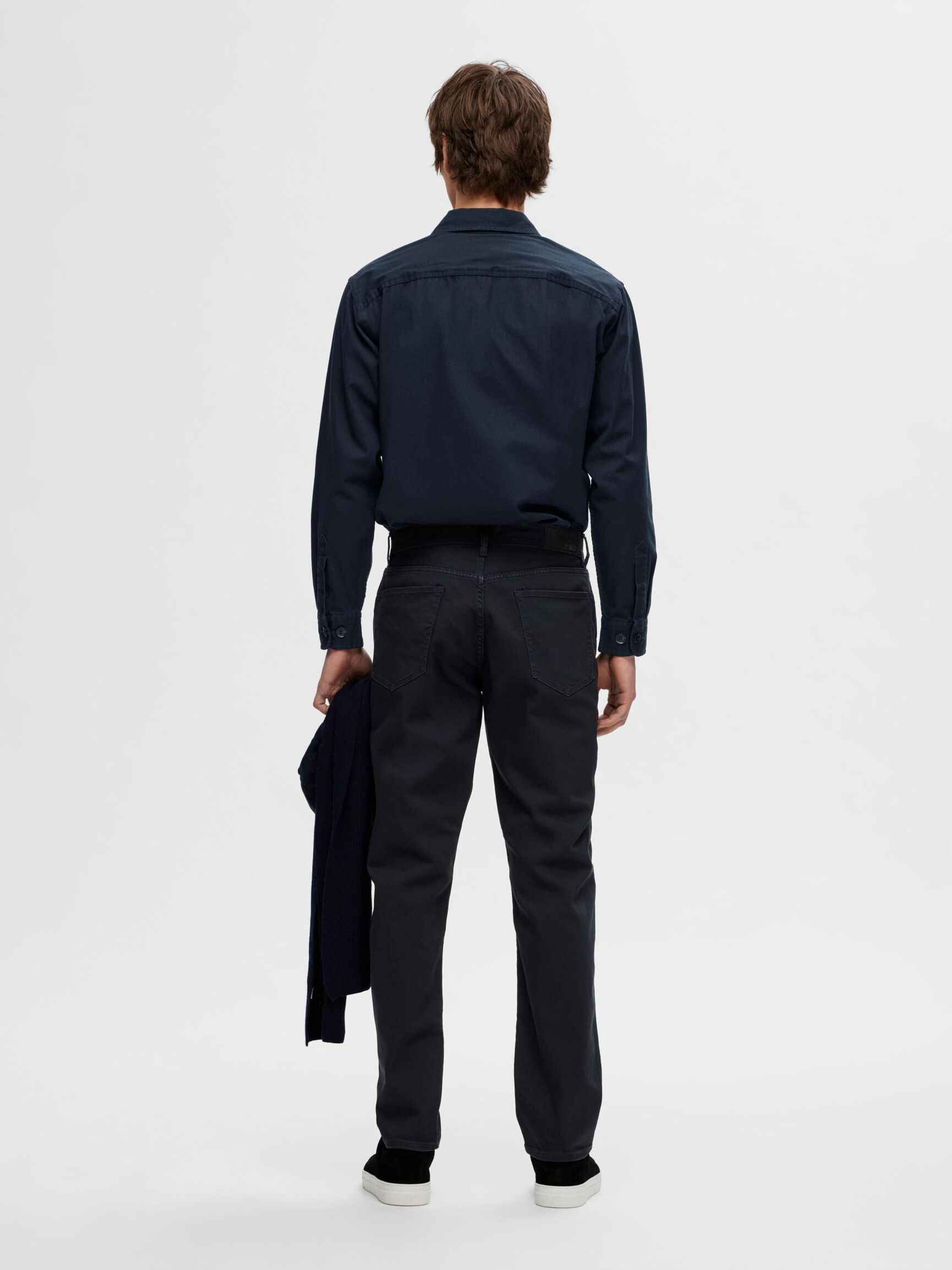 196 JEANS STRAIGHT FIT, Dark Navy, highres