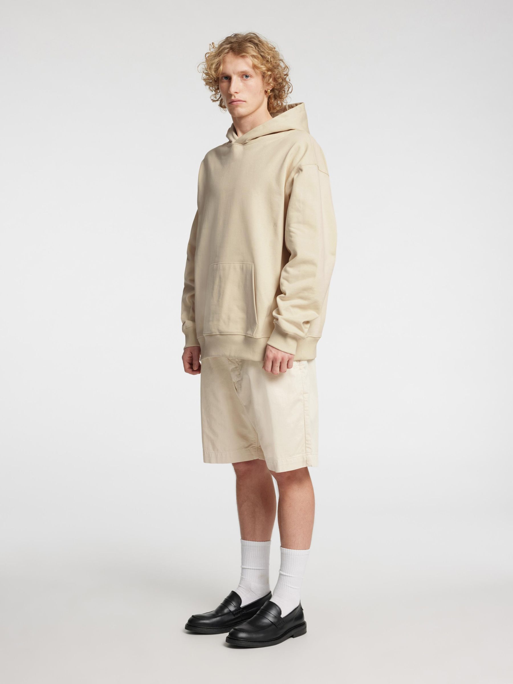 RELAXED FIT HOODIE, Birch, highres