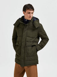 GEFÜTTERTER PARKA, Rosin, highres