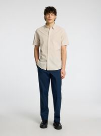 KLASSISK KORTÆRMET SKJORTE, Pure Cashmere, highres