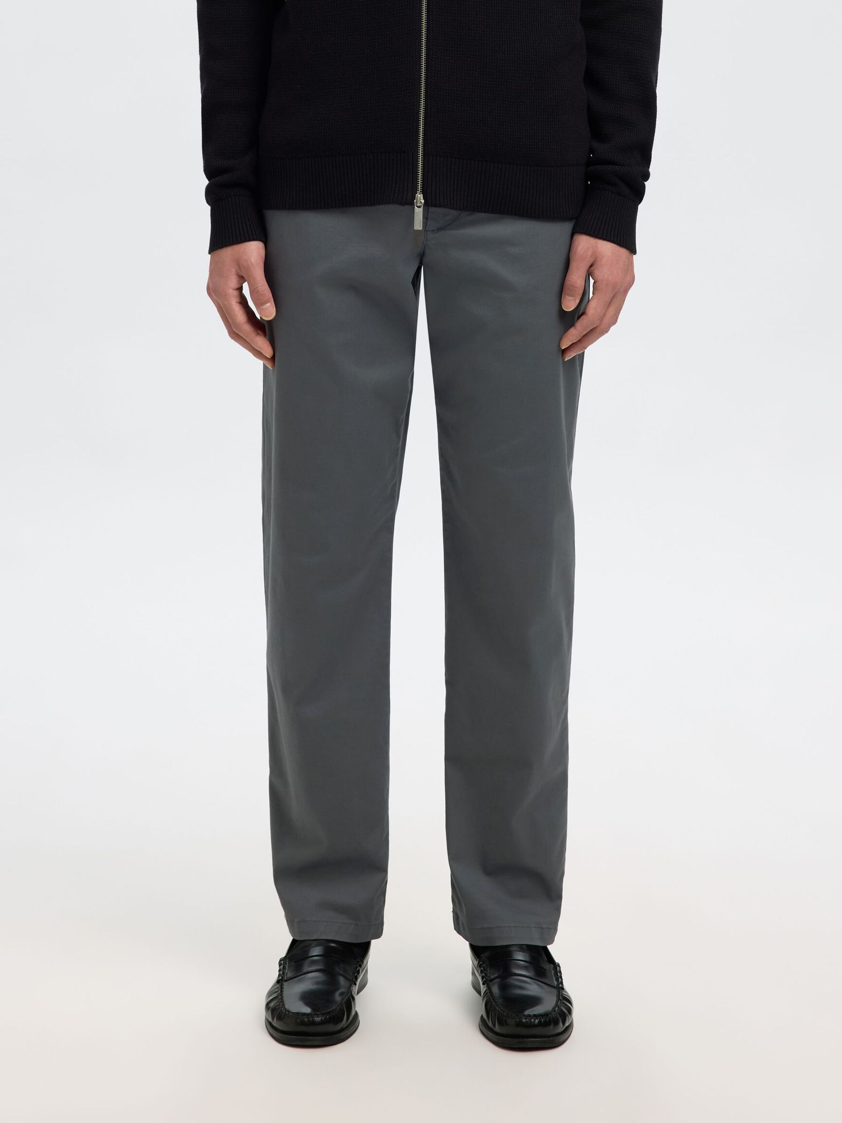196 STRAIGHT FLEX CHINO, Dark Shadow, highres