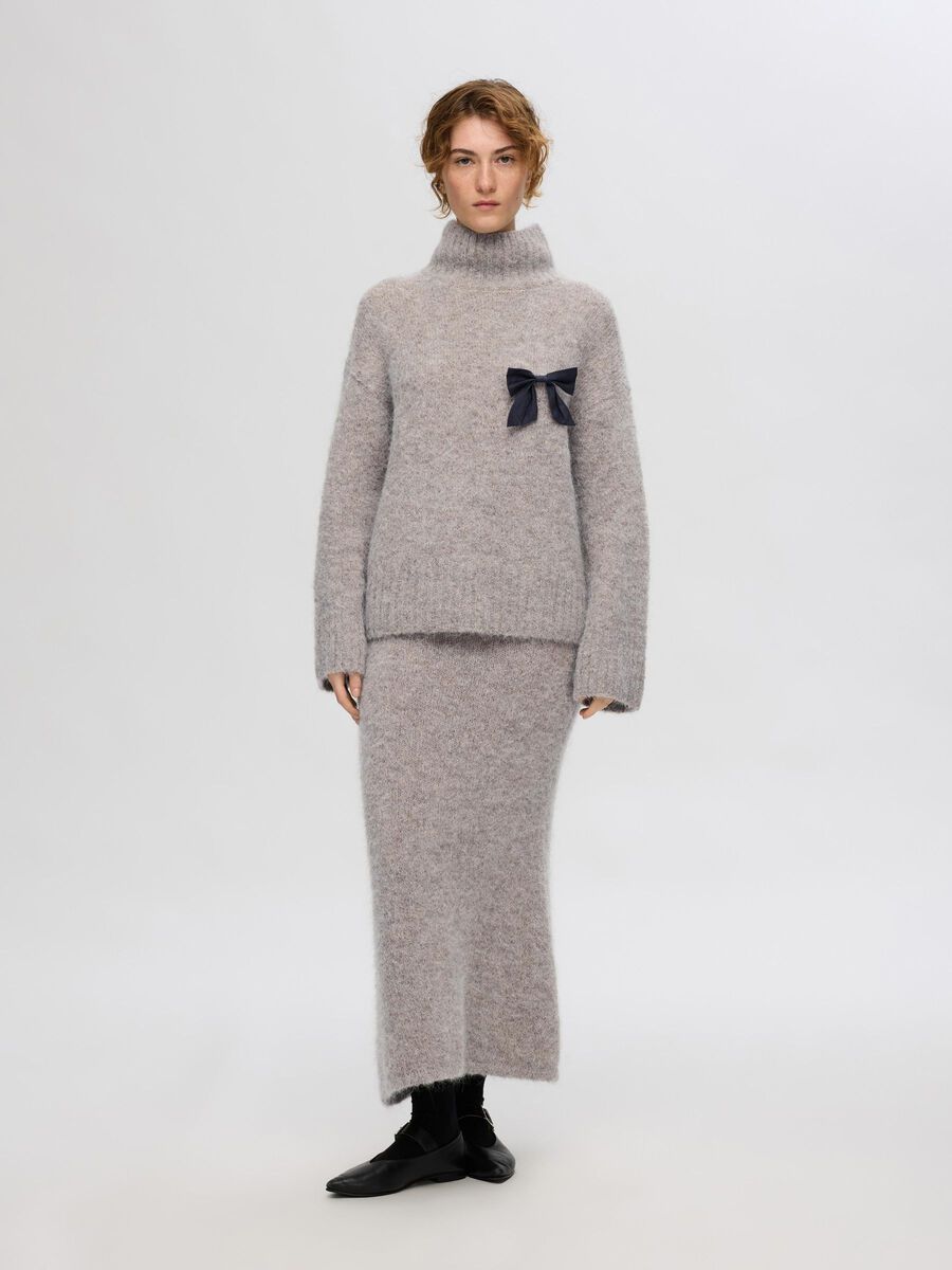Selected WOOL BLEND HIGH-NECK PULLOVER, Steel Gray, highres - 16086550_SteelGray_1082878_005.jpg