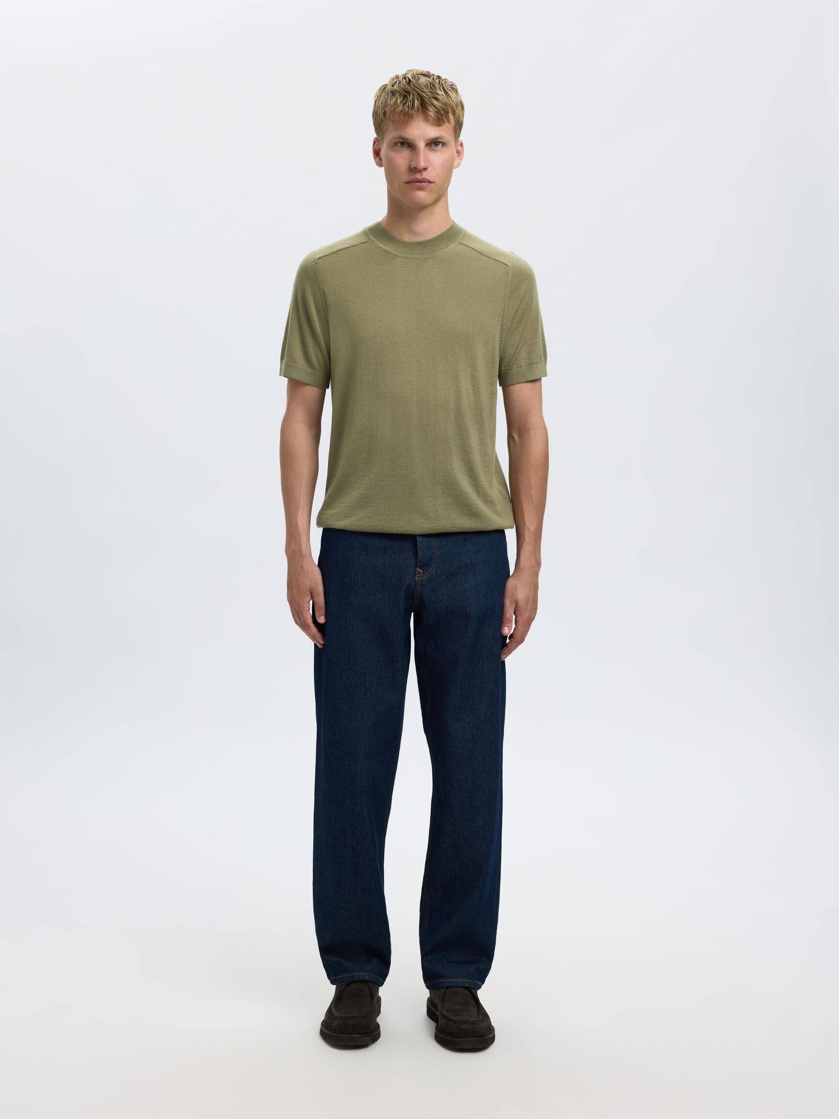 T-SHIRT, Dried Herb, highres