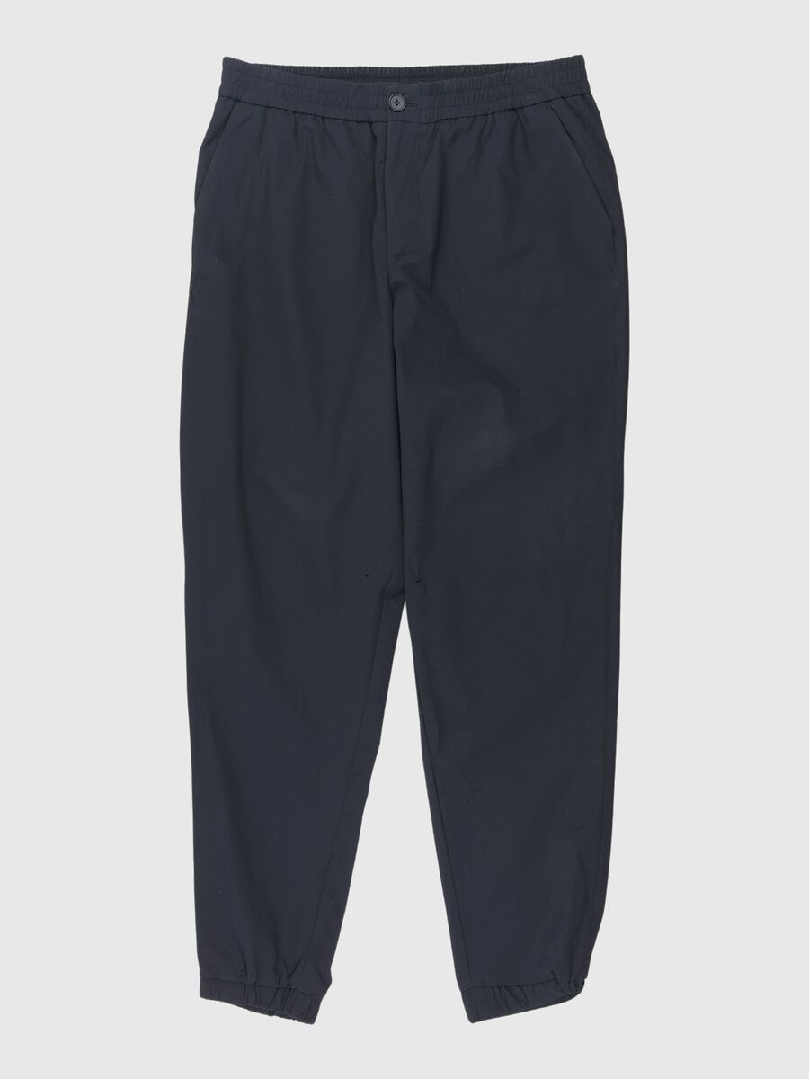 Selected HYBRID STRETCH TROUSERS, Black, highres - 80000307_Black_001.jpg
