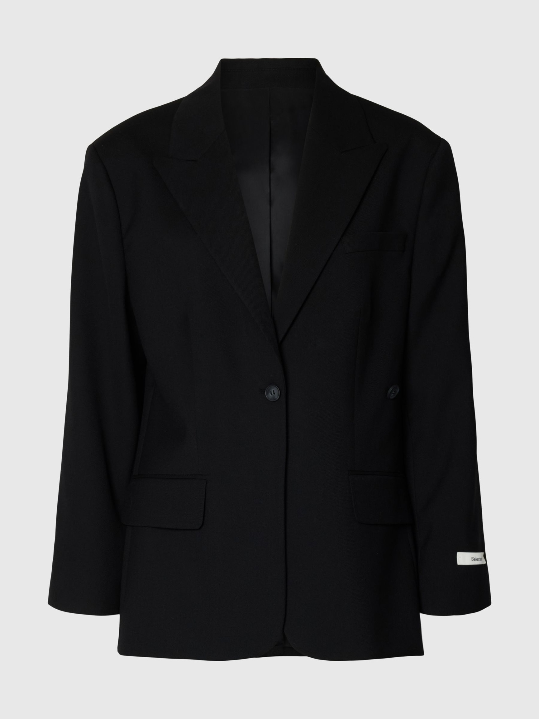 OVERSIZED FIT BLAZER, Black, highres