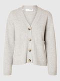 Selected CARDIGAN, Light Grey Melange, highres - 16094758_LightGreyMelange_001.jpg