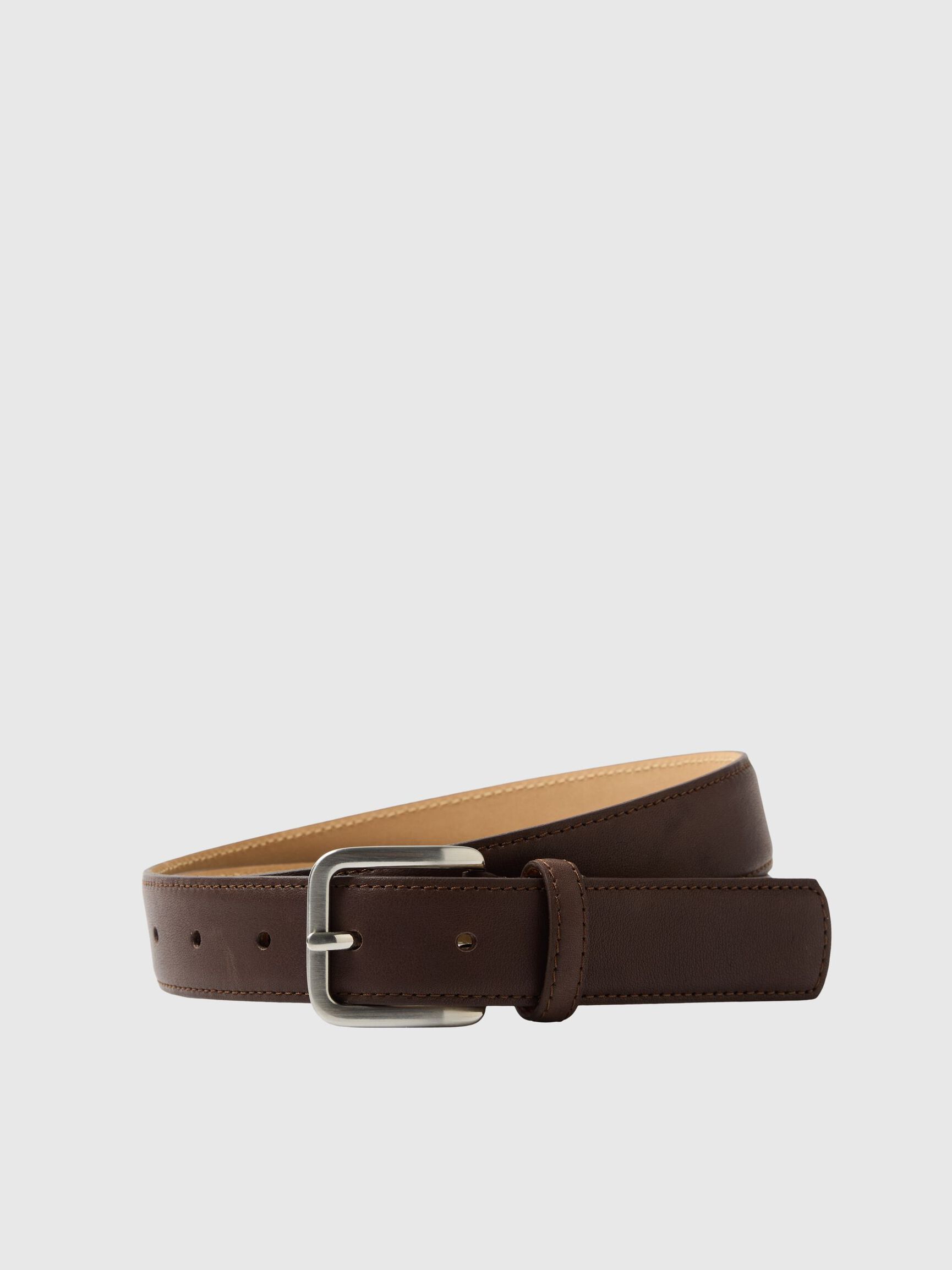 CLASSIC LEATHER BELT, Demitasse, highres
