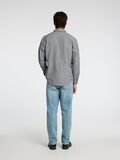 Selected LONG SLEEVED FLANNEL SHIRT, Grey Melange, highres - 16095733_GreyMelange_1143929_004.jpg