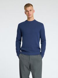 RONDE HALS SWEATER, Oceana, highres