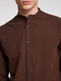 Selected LONG-SLEEVED LINEN BLEND SHIRT, Coffee Bean, highres - 16079054_CoffeeBean_006.jpg