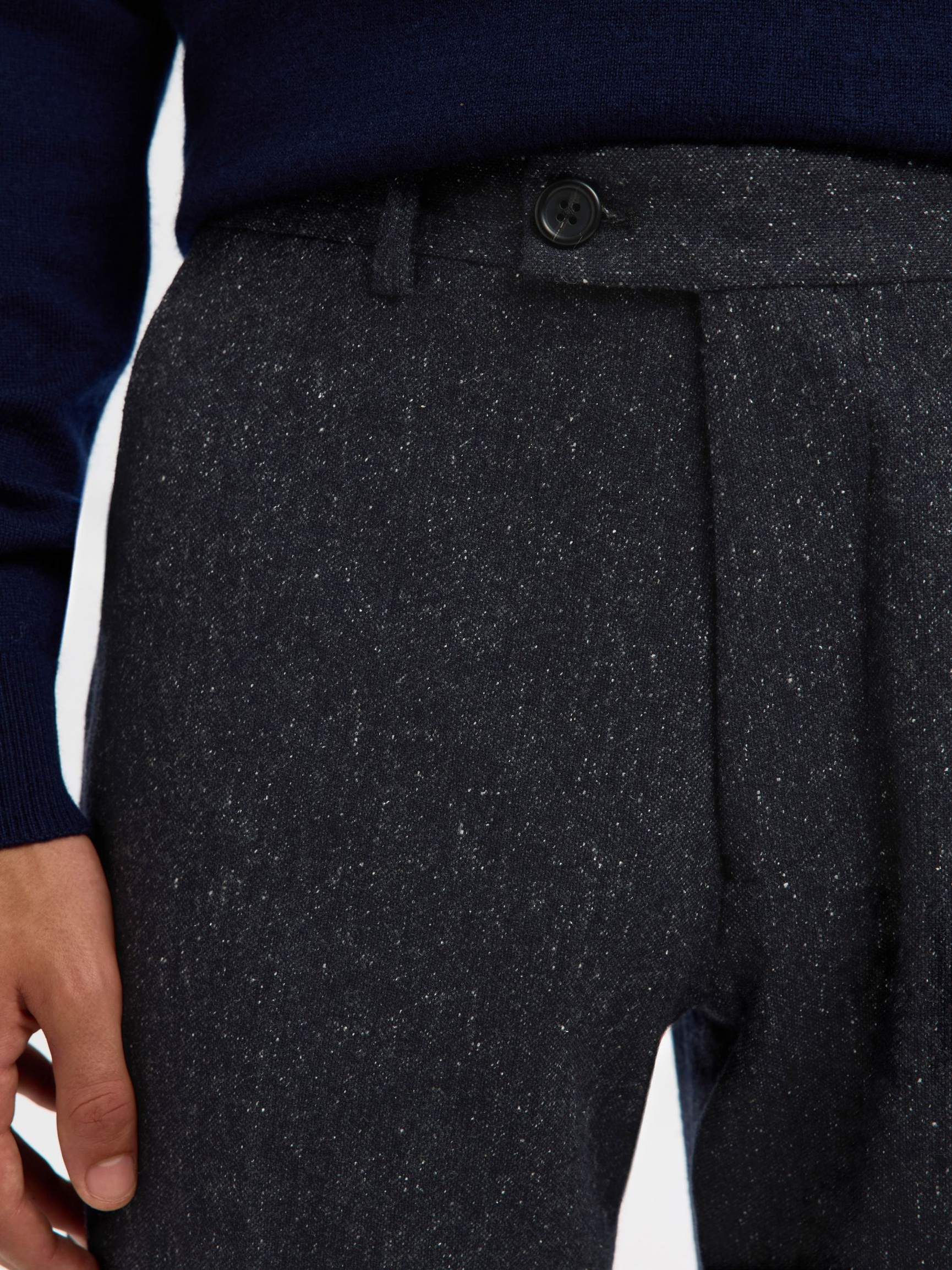 196 STRAIGHT-LEG TROUSERS, Dark Navy, highres