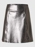 Selected METALLIC LEREN MINIROK, Silver, highres - 16093391_Silver_1163291_001.jpg