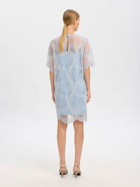 SPITZEN MIDIKLEID, Cashmere Blue, highres