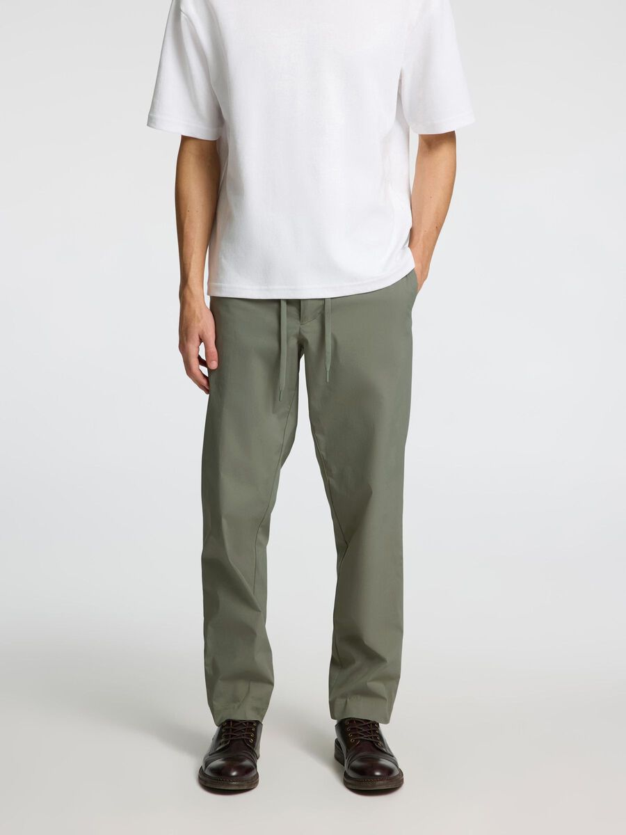 Selected 190 REGULAR FIT TAPERED TROUSERS, Vetiver, highres - 16094570_Vetiver_003.jpg