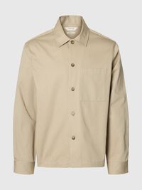 COUPE CLASSIQUE EN COTON SURCHEMISE, Pure Cashmere, highres