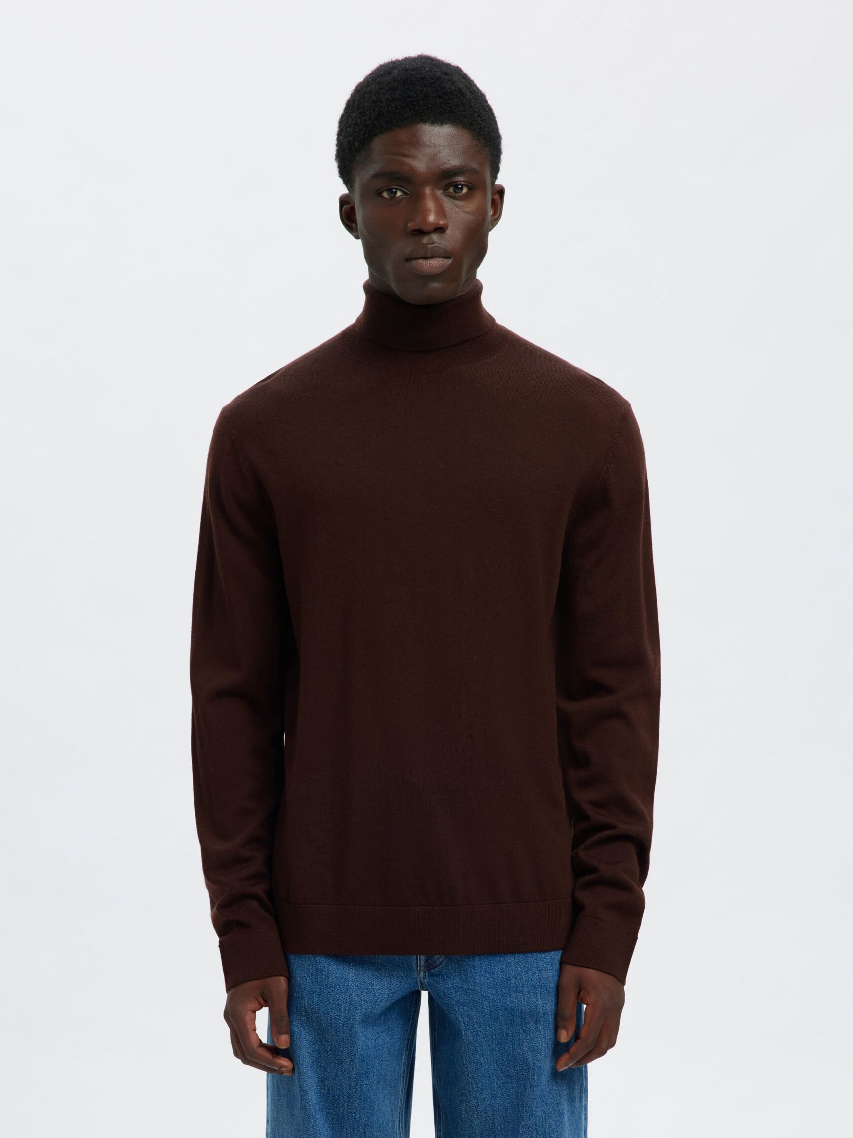 100% MERINO WOOL TURTLENECK, Demitasse, highres