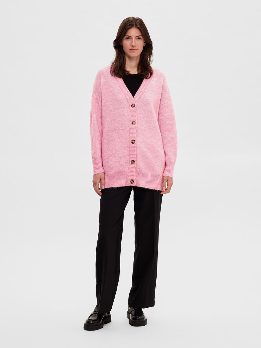 Selected LONG WOOL BLEND CARDIGAN, Moonlite Mauve, highres - 16090271_MoonliteMauve_1040916_005.jpg