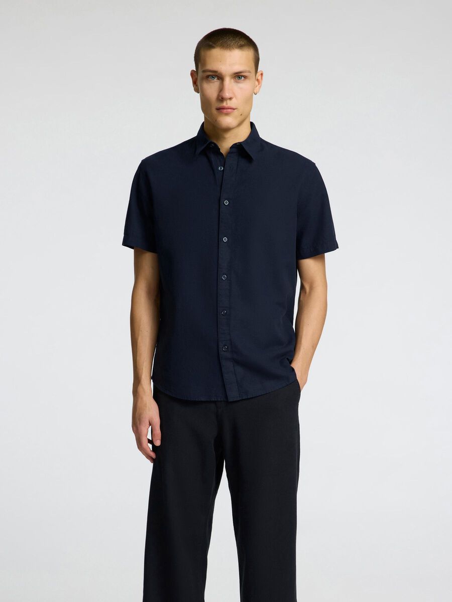 Selected CLASSIC SHORT SLEEVED SHIRT, Sky Captain, highres - 16092495_SkyCaptain_003.jpg