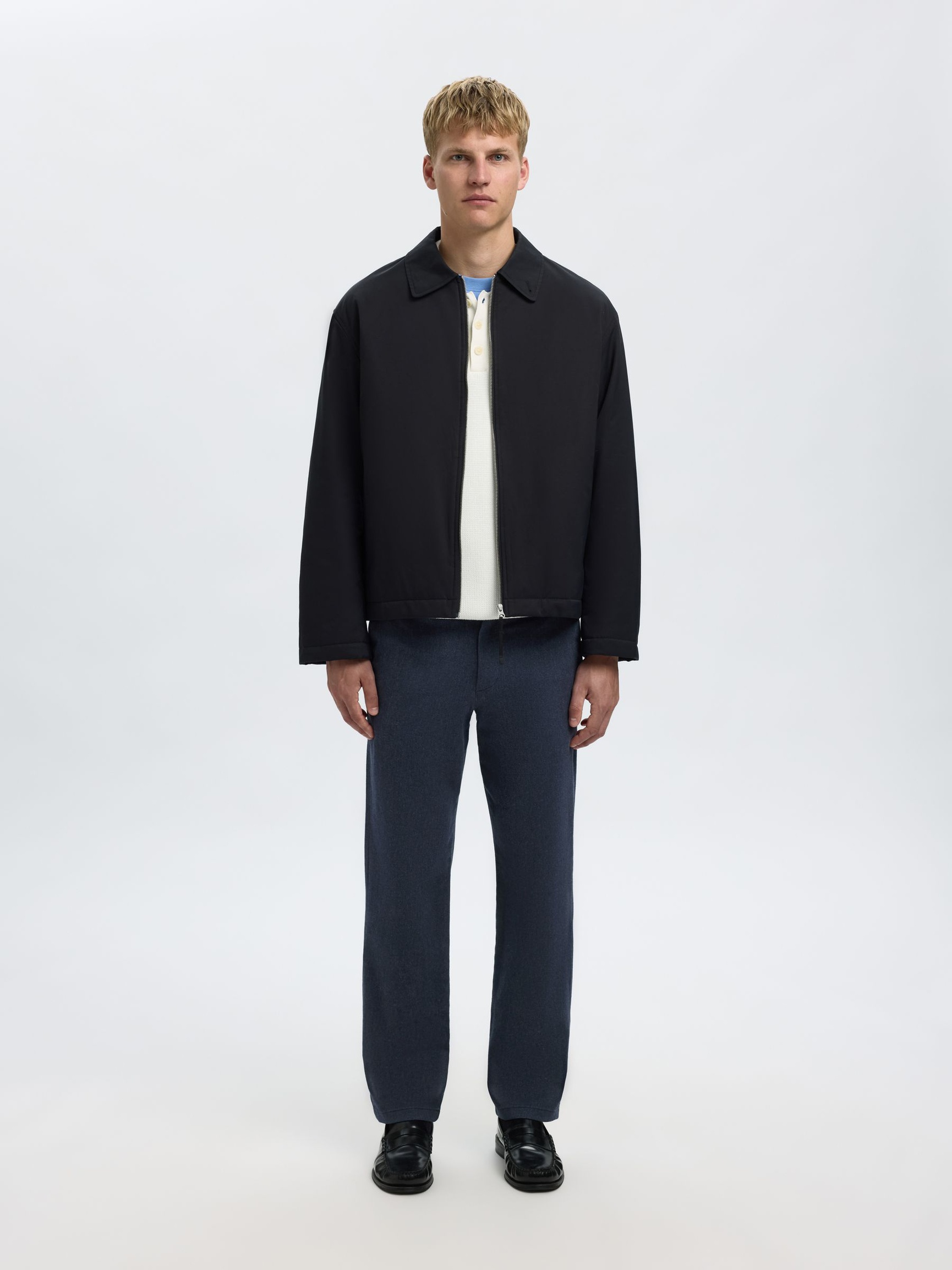196 STRAIGHT-LEG TROUSERS, Dark Sapphire, highres