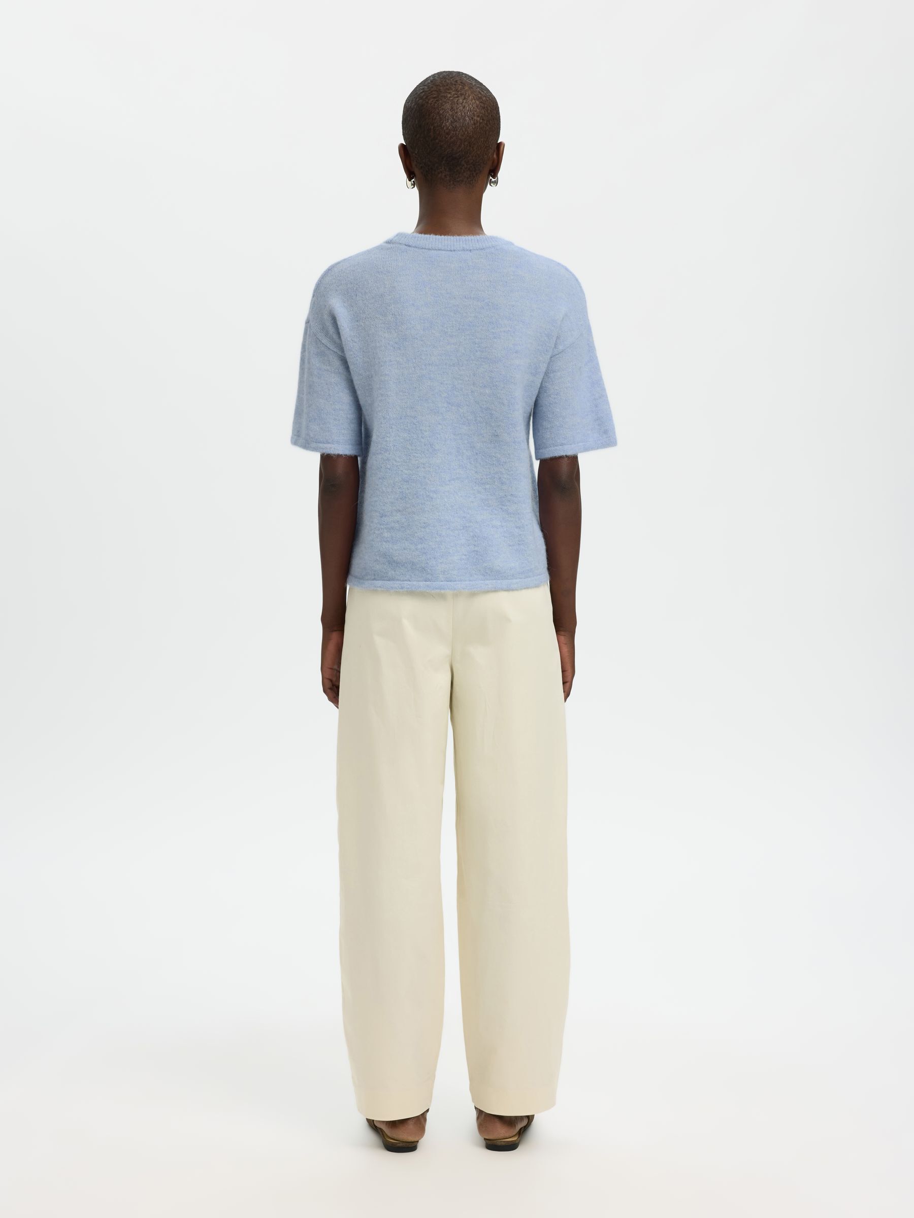 WOLLMIX STRICKPULLOVER, Cashmere Blue, highres